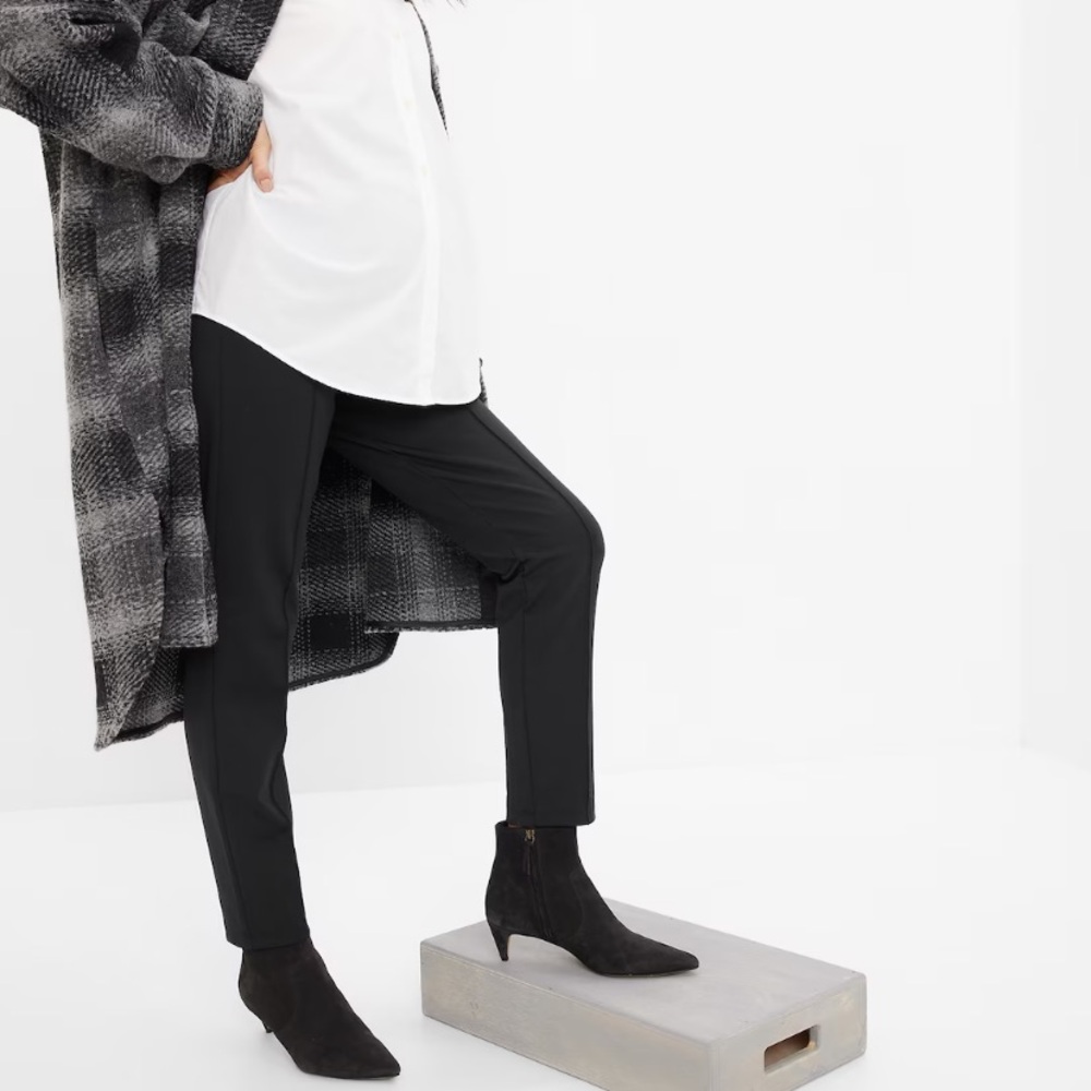 Maternity Full Panel Ponte Pants